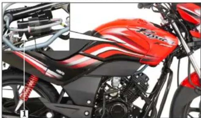 HERO Passion Xpro (2018) - EVAPORATIVE EMISSION CONTROL SYSTEM - 1