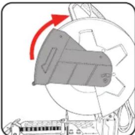 Ozito MCS-2355 - REPLACING THE CUT-OFF WHEEL - 5