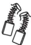 Ozito MCS-2355 - Carbon Brushes - 1
