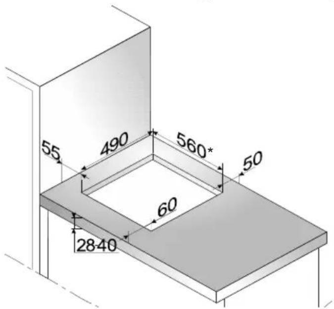 55 490 560* 50 60 2840