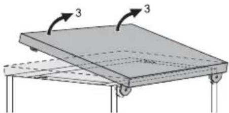 WESTINGHOUSE WDF902SA - Follow steps listed below to remove the appliance worktop - 3