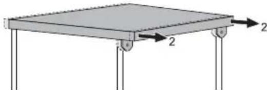 WESTINGHOUSE WDF902SA - Follow steps listed below to remove the appliance worktop - 2