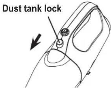 Dust tank lock