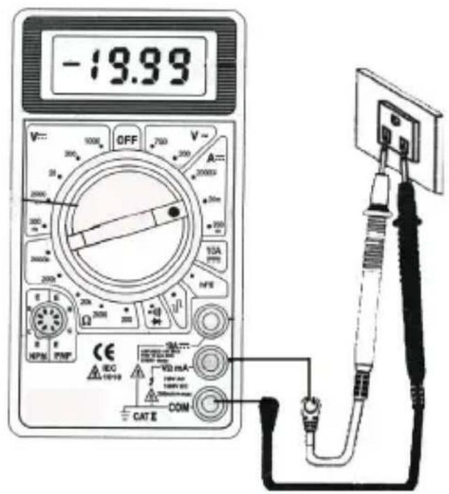 -19.99 V~ 300 OFF 750 V~ A= 200000 2000 30m 100 10A 200 NFE E 200 Ω 200 200 RFP PFP CE REC 10mA 10mA COM CAT E