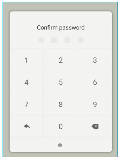 Confirm password 1 2 3 4 5 6 7 8 9 0