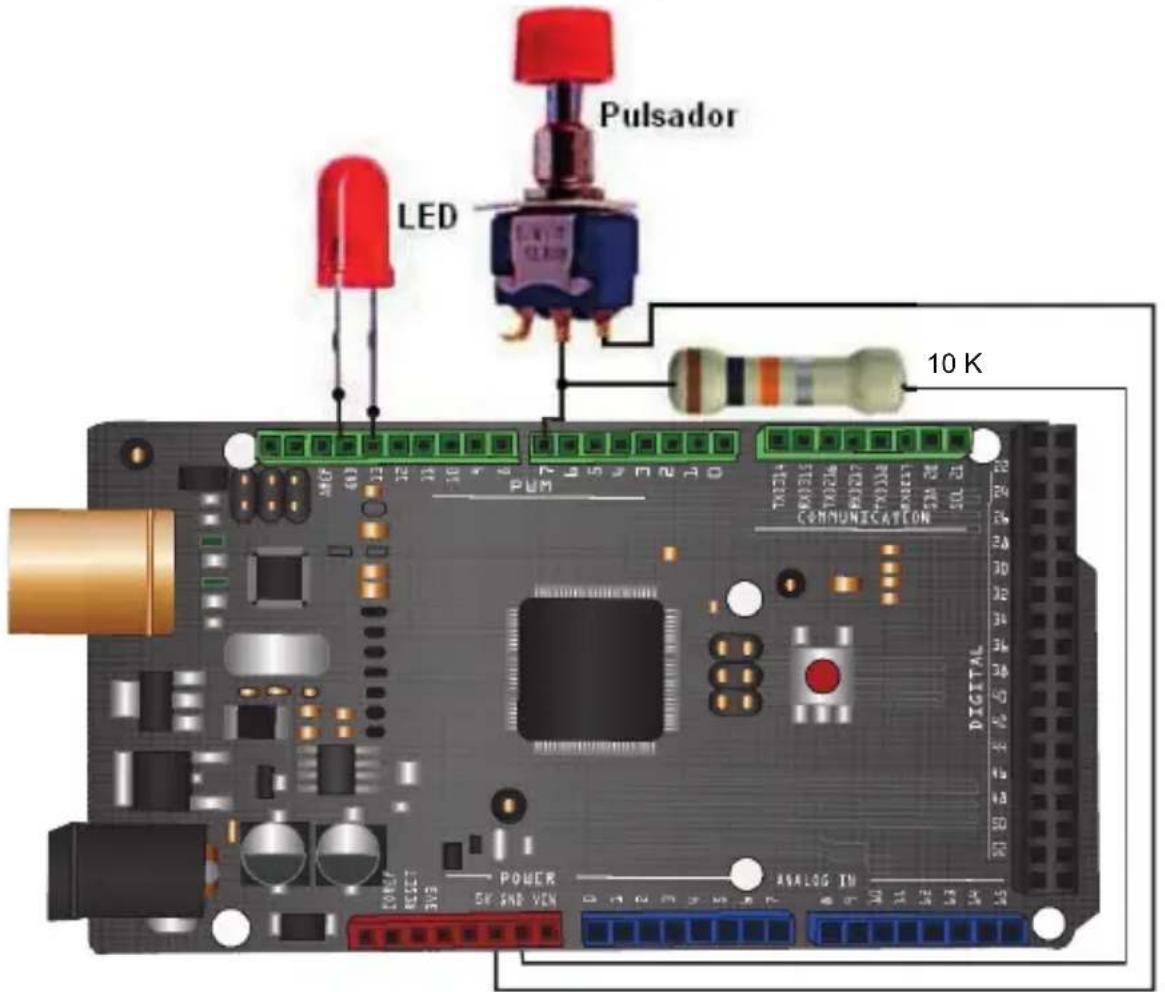 Pulsador LED 10 K TAX24 PUM COMMUNICATION DIGITAL POWER SK AND VEN ANALOG IN 10 K