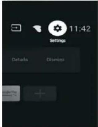 Settings Details Dismiss