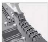 ECS A960M-MV - Etape 7. Connexion des câbles et des connecteurs d'alimentation: - 1