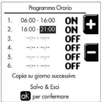 FERROLI Mach - Programmazione orario - 8