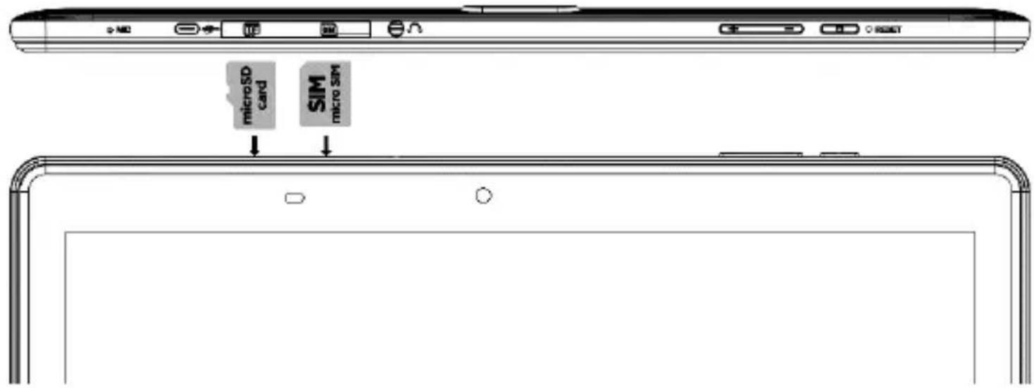 Allview Viva H1003 LTE PRO - SIM & micro SD CARD INSERT INSTRUCTIONS INSTRUCTIUNI INTRODUCERE CARDURI & Micro SD - 1