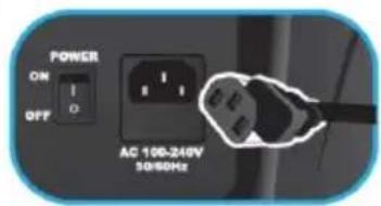 POWER ON OFF AC 100-240V 50/60Hz