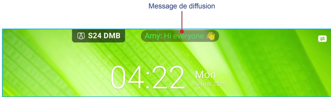 Message de diffusion S24 DMB Amy: Hi everyone 04:22 Mon Sep 08, 2025
