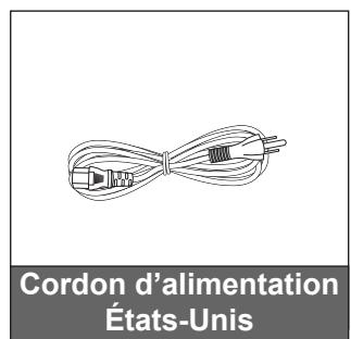 Cordon d'alimentation États-Unis