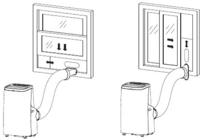 KENMORE 77106 - Posición de la unidad cerca de la ventana - 1