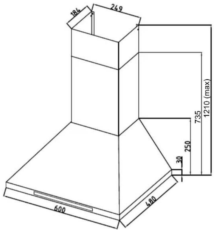 184 249 735 1210 (max) 250 30 600 480
