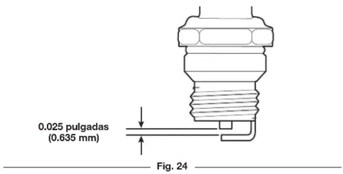 0.025 pulgadas (0.635 mm) Fig. 24