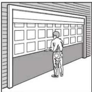 Craftsman CMXEOCG231 - PREPARING YOUR GARAGE DOOR - 1
