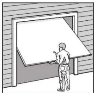 Craftsman CMXEOCG231 - PREPARING YOUR GARAGE DOOR - 2