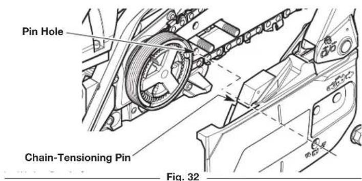 Pin Hole Chain-Tensioning Pin Fig. 32
