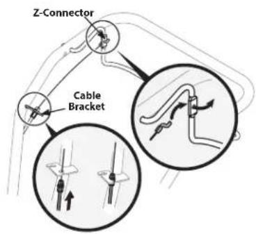 Z-Connector Cable Bracket