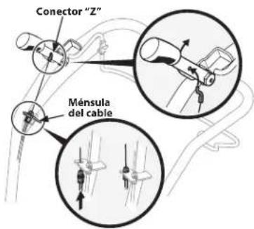 Conector "Z" Ménsula del cable