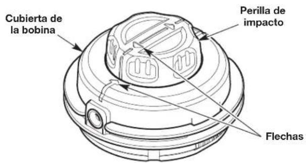 Cubierta de la bobina Perilla de impacto Flechas