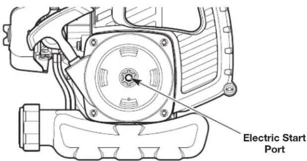 Electric Start Port