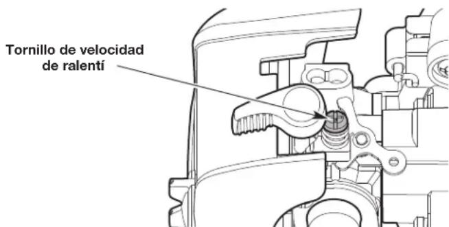 Tornillo de velocidad de ralenti