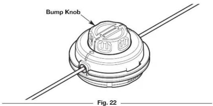 Bump Knob Fig. 22