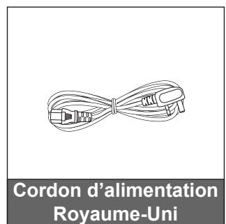 Cordon d'alimentation Royaume-Uni