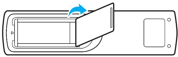 OPTOMA 3653RK - Installation/Remplacement des piles de la télécommande - 1