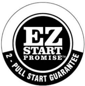 EZ START PROMISE™ 2. PULL START GUARANTEE