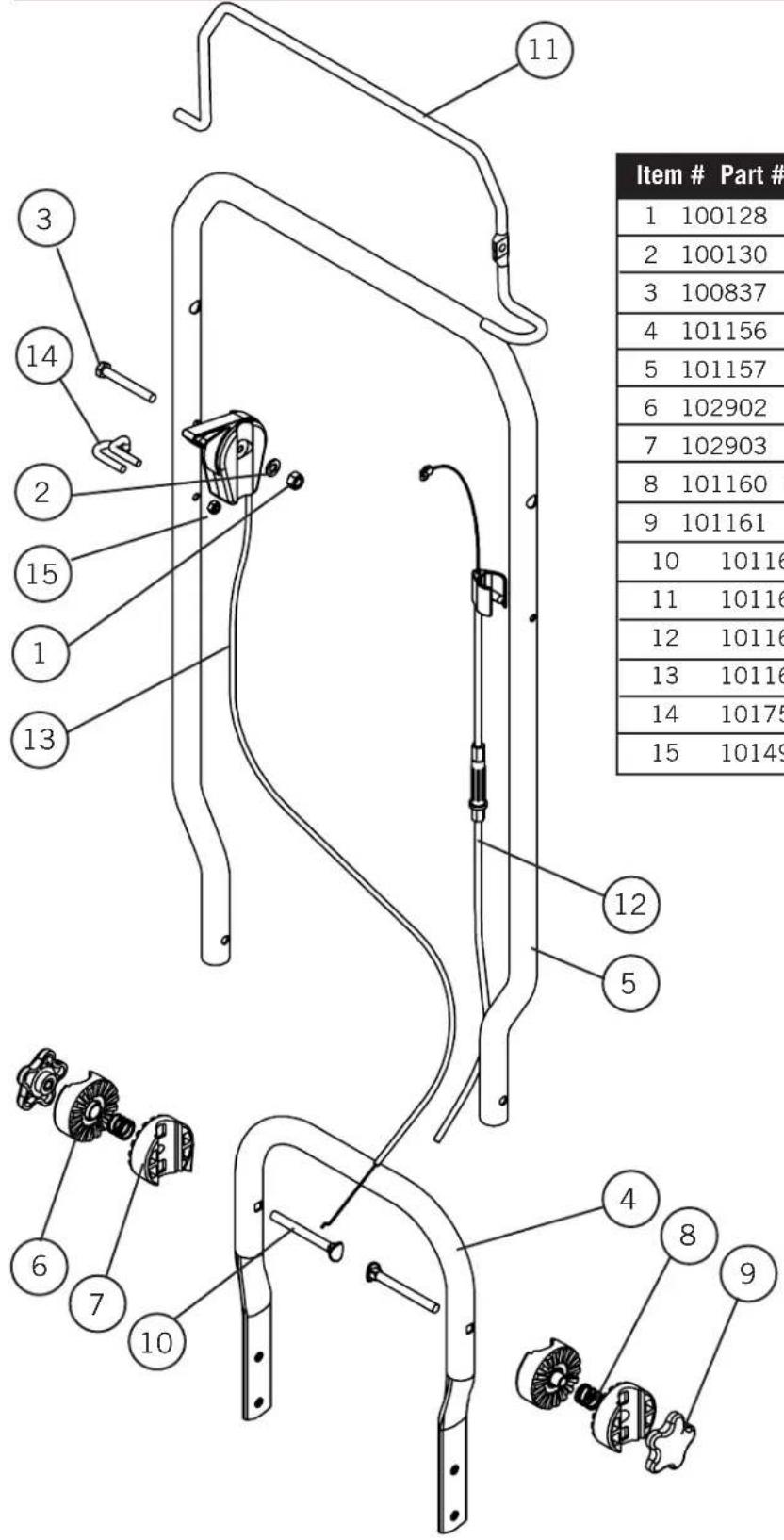 11 3 14 2 15 1 13 12 5 6 7 10 4 8 9 Item # Part # 1 100128 2 100130 3 100837 4 101156 5 101157 6 102902 7 102903 8 101160 9 101161 10 10116 11 10116 12 10116 13 10116 14 10175 15 10149