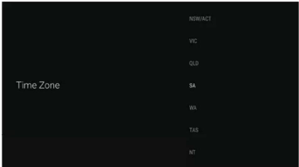 Time Zone NSW/ACT VIC QLD SA WA TAS NT