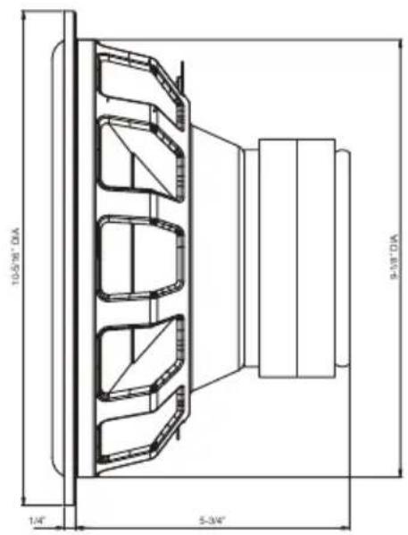 10.5"-8"-DA 9-18"-DA 1/4" 5-3/4"
