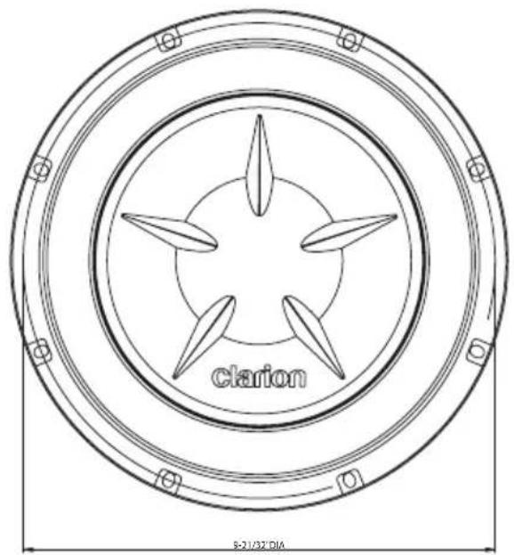 clarion 8-21/32 DIA