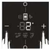 ELECTROLUX EME2800H - Adjusting the middle temperature - 1