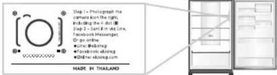 Step 1 - Photograph the camera looks like including the < dot> Step 2 - Semi-Link Line Facebook Messenger Or go online Line Backstop Facebook sharing Online shopping.com HADE IN THAILAND