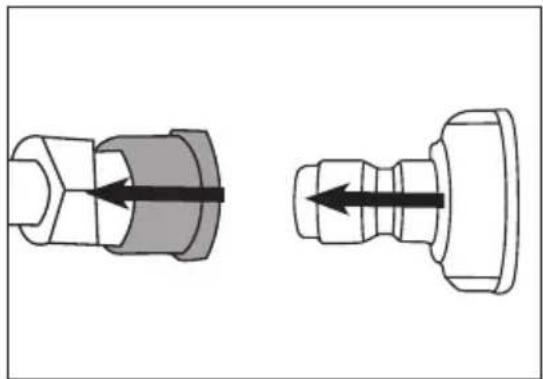 Full Boar 3200PSI 7HP - Attaching spray nozzle (3) - 2