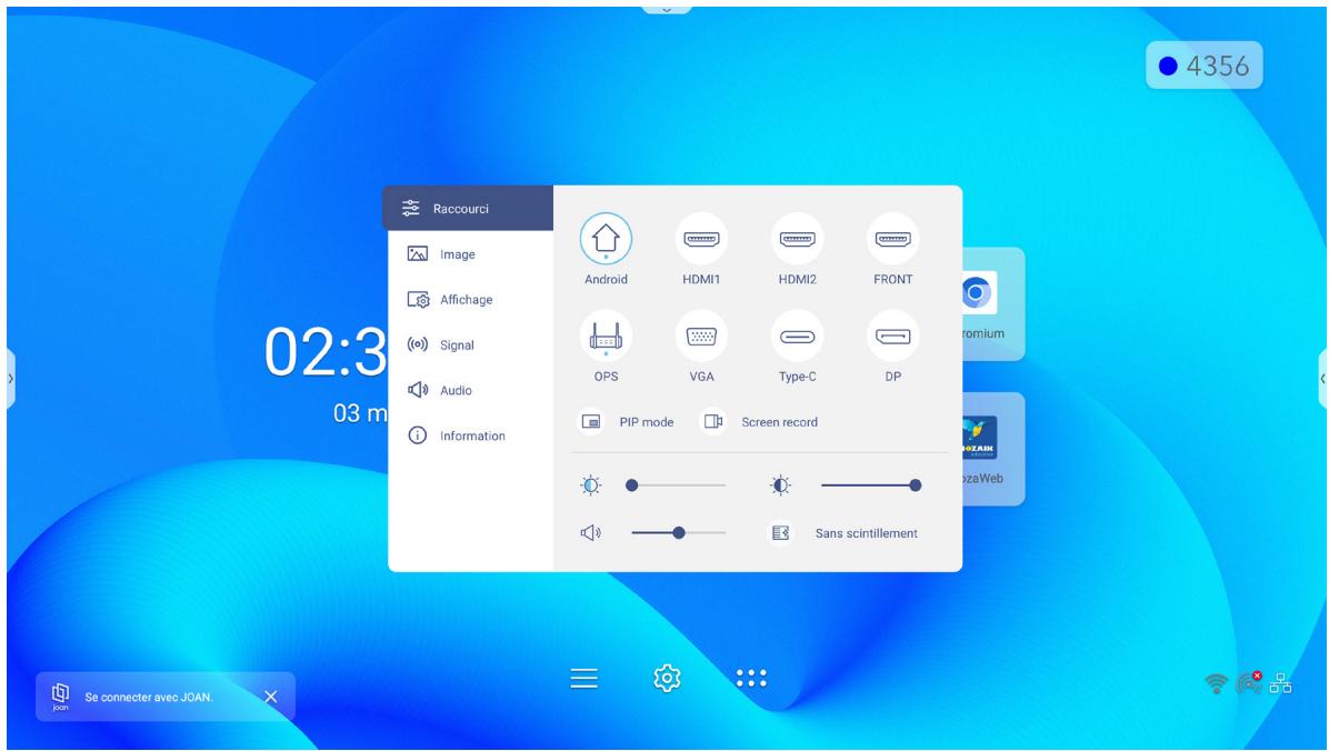 OPTOMA 3752RK - Menu OSD - 1