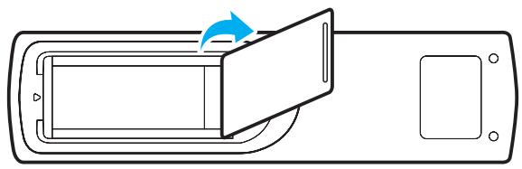 OPTOMA 3752RK - Installation/Remplacement des piles de la télécommande - 1