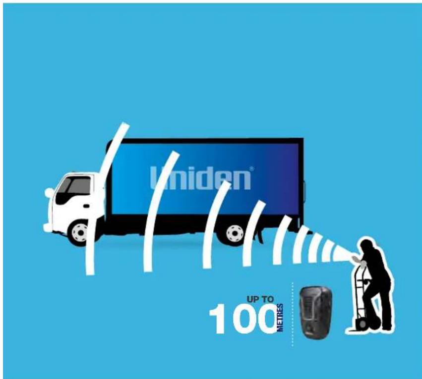 Uniden® UP TO 100 METRES