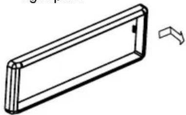 CLARION FZ501 - Disassemble trim ring - 1
