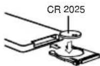 CLARION FZ501 - Replacing the lithium battery of remote control unit. - 2