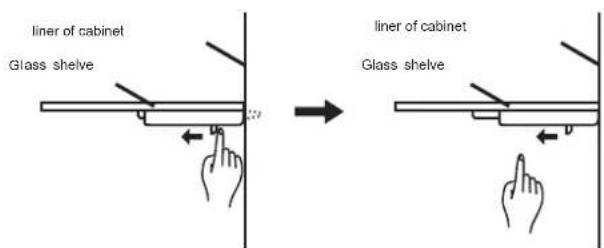 liner of cabinet Glass shelve liner of cabinet Glass shelve