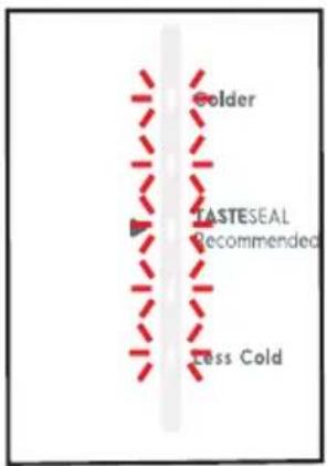 Colder TASTESEAL Recommended Less Cold