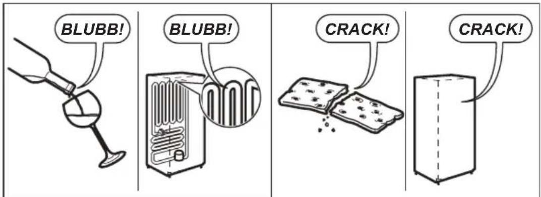 BLUBB! BLUBB! CRACK! CRACK!
