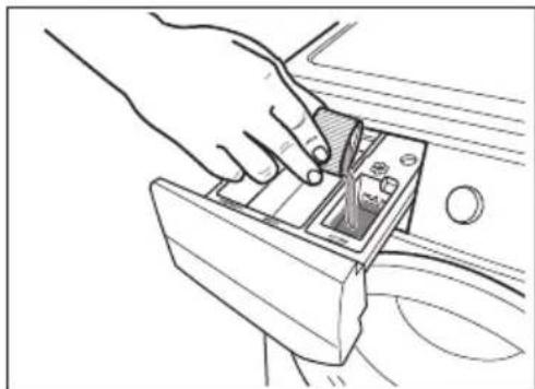 ELECTROLUX EWF7524D3WB - ดวงสารซักผ้าและน้ำยาปรับผ้านุ่ม - 2