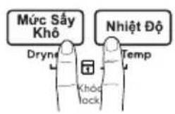 Mức Sấy Khổ Dryne Nhiệt Độ Temp Khỏ lock