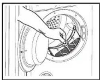 ELECTROLUX EDS805KQSA - โยผ้าที่สะสมอยู่ในเครื่อง เป็นอันตรายทำให้เกิด เพลงใหม่ได้ - 3